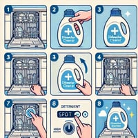 منظف لغسالة الصحون برائحة الليمون من بينك كلين