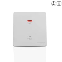 مفتاح مكيف بيانو ابيض هيلمين