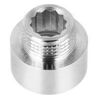 جلبة ذكر كروم 3/4*1/2 بوصة استيل الماني