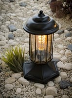 انارة حديقة جلاسي E27 اسود 30024 من روسلين