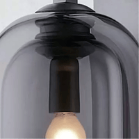 انارة معلقة E27 قزاز رمادي سبارو Sparrow من روسلين