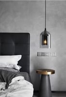 انارة معلقة E27 قزاز رمادي سبارو Sparrow من روسلين