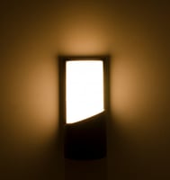 انارة جدارية 1026 جرم اسود المنيوم روسلين