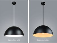 انارة معلقة E27 اسود راوند دروب Round Drop من روسل...