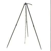 موقد نار شبكي قابل للطي مع حامل ثلاثي