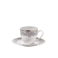 طقم فناجين قهوة بروسلين تركي مع صحون من كوتاهيا مك...