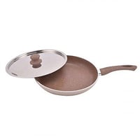 مقلاة ألومنيوم جرانيت مقاس 32 مع غطاء من مستر كووك...