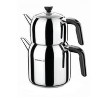 كوركماز كابا طقم إبريق شاي ميجا اسود A079-01