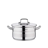 طقم قدور استيل كوركماز استرون 9 قطعة A2050