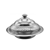 صحن ذبايح (كوزي) استيل بقاعدة مدور مقاسات