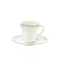 طقم فناجين قهوة بروسلين تركي مع صحون من كوتاهيا مك...