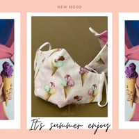 كمامة قماشية على شكل ايس كريم رقم#84