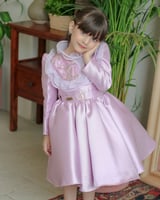 فستان انابيلا _ فستان بتطريز فاخر _فستان اطفال