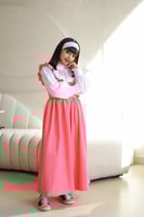 مريول الماسة وردي _ مريول وردي فخم