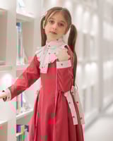 مريول وردي _ مريول مدرسي للابتدائي وردي