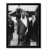 صورة تاريخية للملك فيصل بن عبدالعزيز