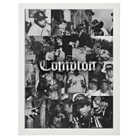 لوحة جدارية مع برواز مجموعة من المغنين الرابرز N.W...