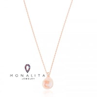 سلاسل الأحرف العربية الأنيقة , اللون روز جولد (LA1...