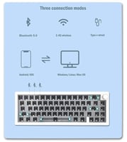 قاعدة كيبورد لون اسود