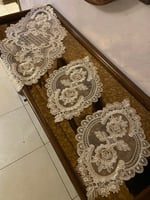 طقم دانتيل بيج 3قطع