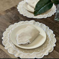 طقم مفرش صحن ومنديل