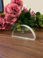 حامل كرت شفاف بدون عبارة