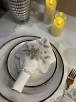 طقم مفارش دانتيل