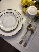 حامل ملعقه وشوكه ورده