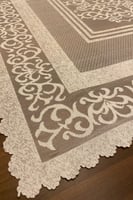 مفرش دانتيل مقاس متر