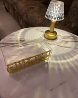 مناديل اكريليك ميني بعبارات مختلفه