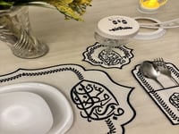 طقم رمضاني مميز تطريز اسود