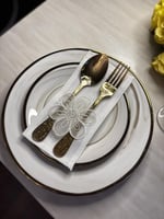 حامل ملعقه وشوكه ورده