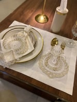 طقم مفارش دانتيل لطاولات الطعام