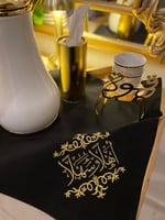 مفرش اهلا وسهلا لون اسود