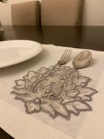 مفرش صحن دانتيل