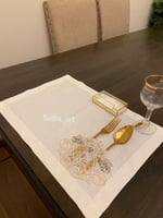 طقم مفارش دانتيل