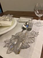 مفارش دانتيل لطاوله الطعام