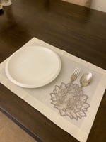 مفرش صحن دانتيل