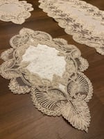 طقم مفارش دانتيل 3قطع