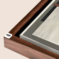 لوحة جدارية كانفس تتكون من جزئين بتصميم هندسي لاشك...