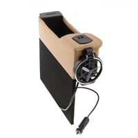 قطعة بجانب السائق مع شاحن يو اس بي