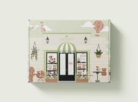 بوكس مواليد بنات +مشط بالأسم