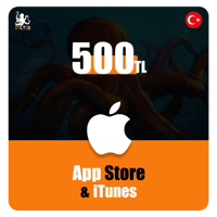بطاقة ابل ستور & ايتونز (500TL)