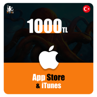 بطاقة ابل ستور & ايتونز (1000TL)
