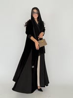 مخمل كلوش مع جوانب شانيل