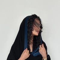 طرحة ليزر مع شريط ازرق