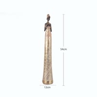 مجسم فني بملامح افريقية