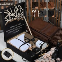 بوكس رجالي شتوي فخمة فروة مع شماغ موديل HM-3244