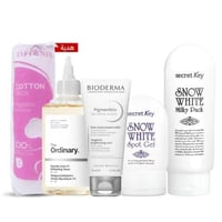 مجموعة سر الجمال لتفتيح البشرة