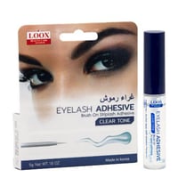 غراء رموش شفاف من لوكس